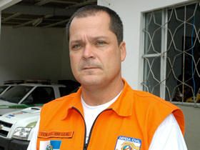 Secretrio de Defesa Civil, Coronel Ricardo Leal - Foto de arquivo